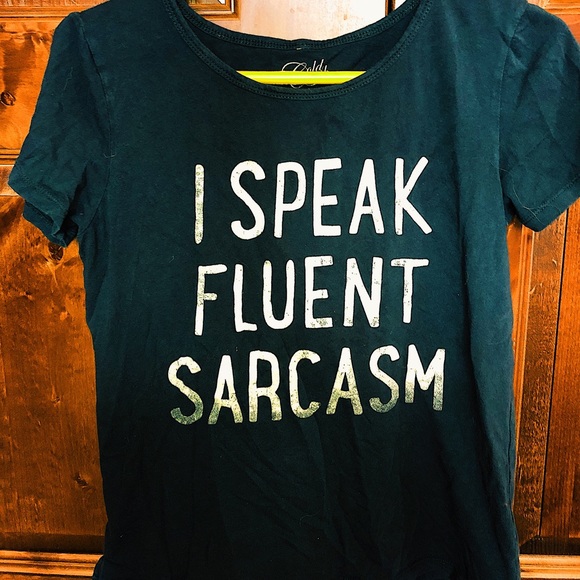 Sarcasm Short Sleeve T-Shirt - Picture 1 of 1